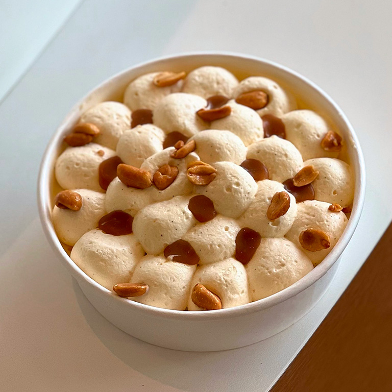 bol givré snickers patisserie