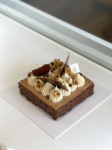 entremet chocolat tonka patisserie
