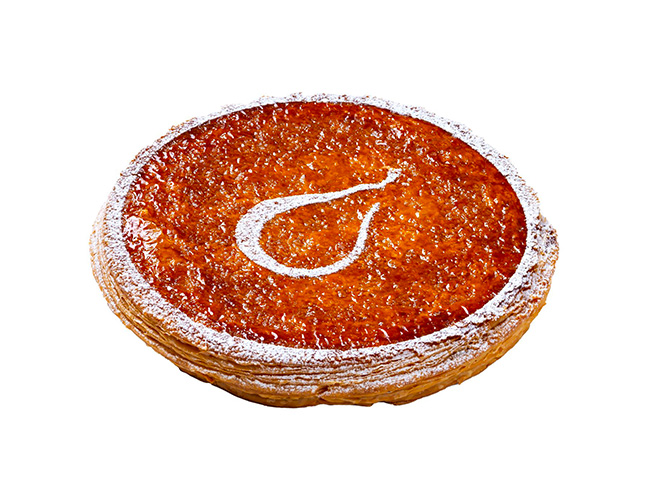 Galette amandes poires caramélisées